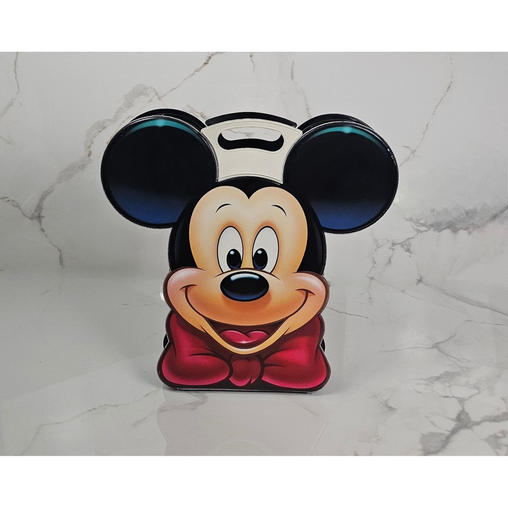 Vintage Disney Mickey Mouse Childrens  Songs Carrying Case Cassette Tapes Book‎